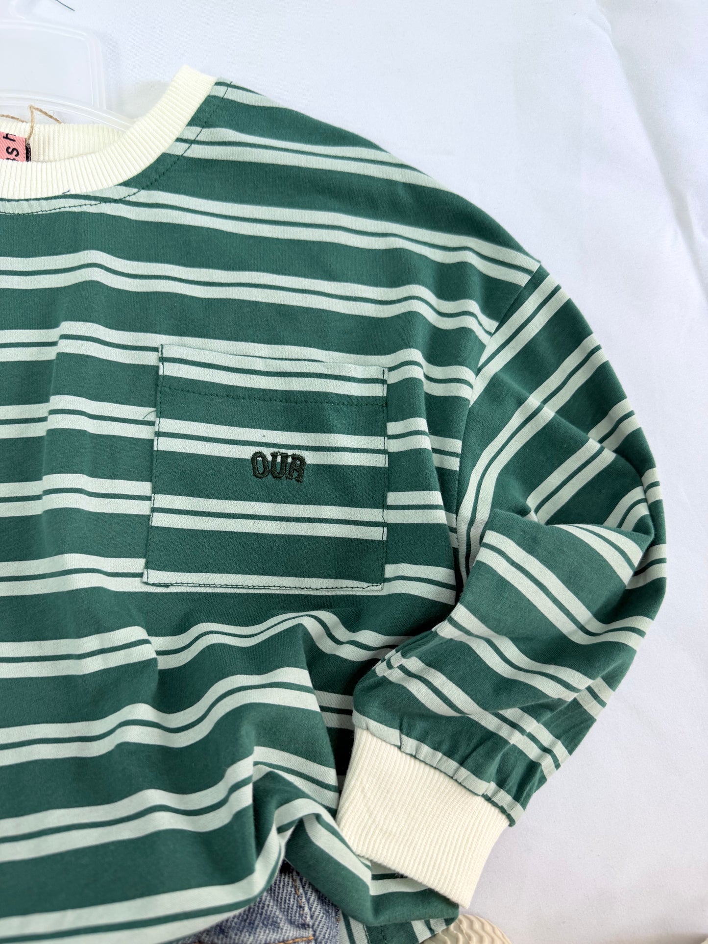 Maglia oversize verde- Vestibilità comoda cod#048