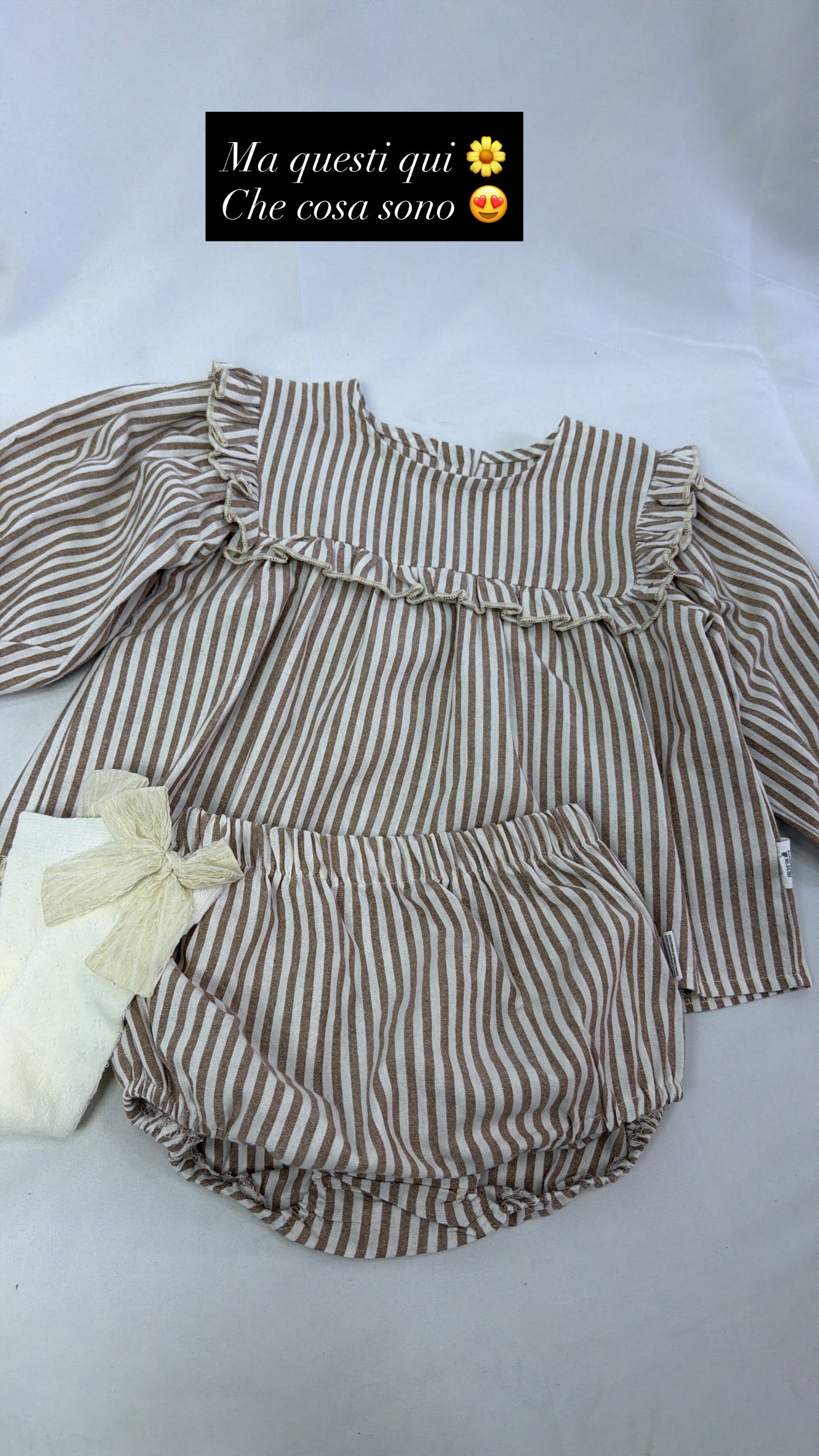 Set Babygirls camicina +culotte- due varianti cod#053