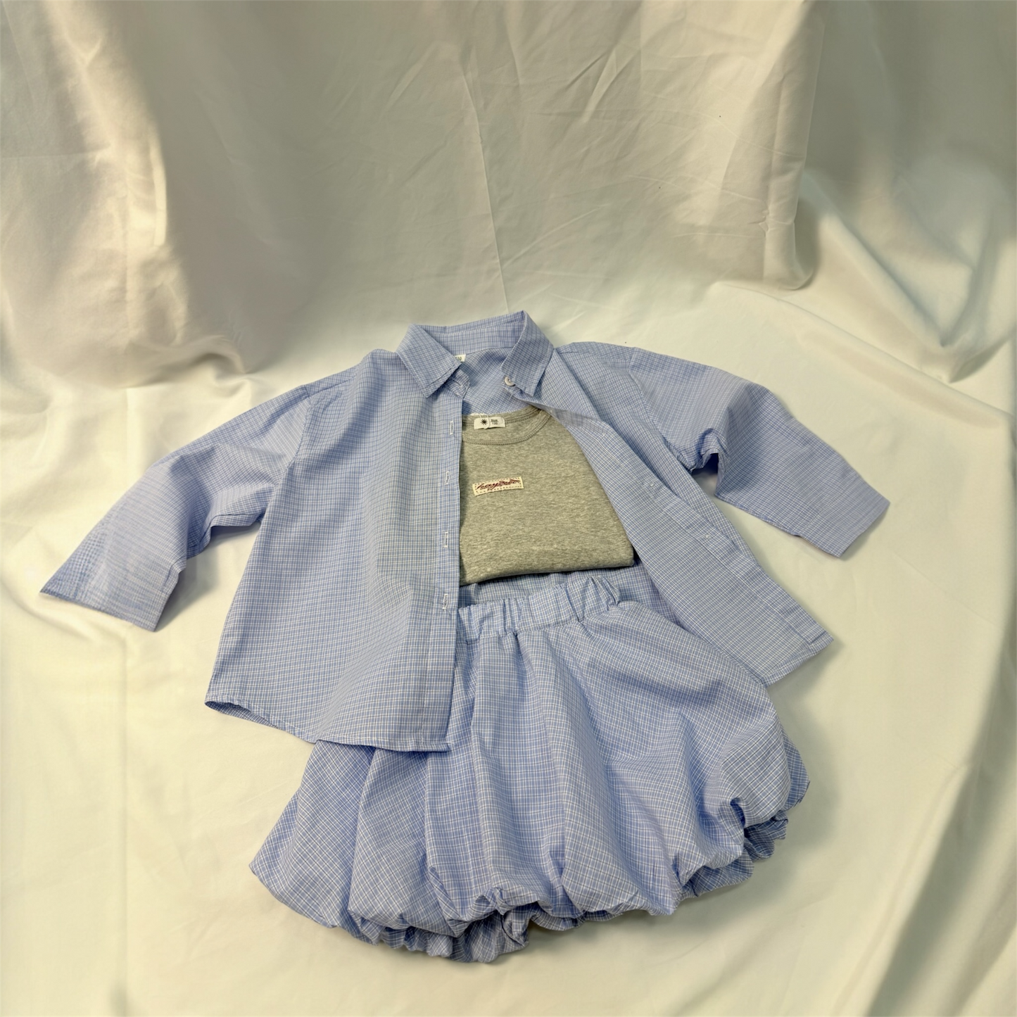 Cord-set girls camicia + panta gonna cod#074