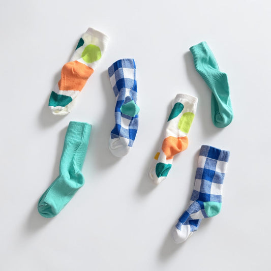 Set Calzini 3 paia in varie Fantasie -Maschio / Femmina 1-8 anni cod#060