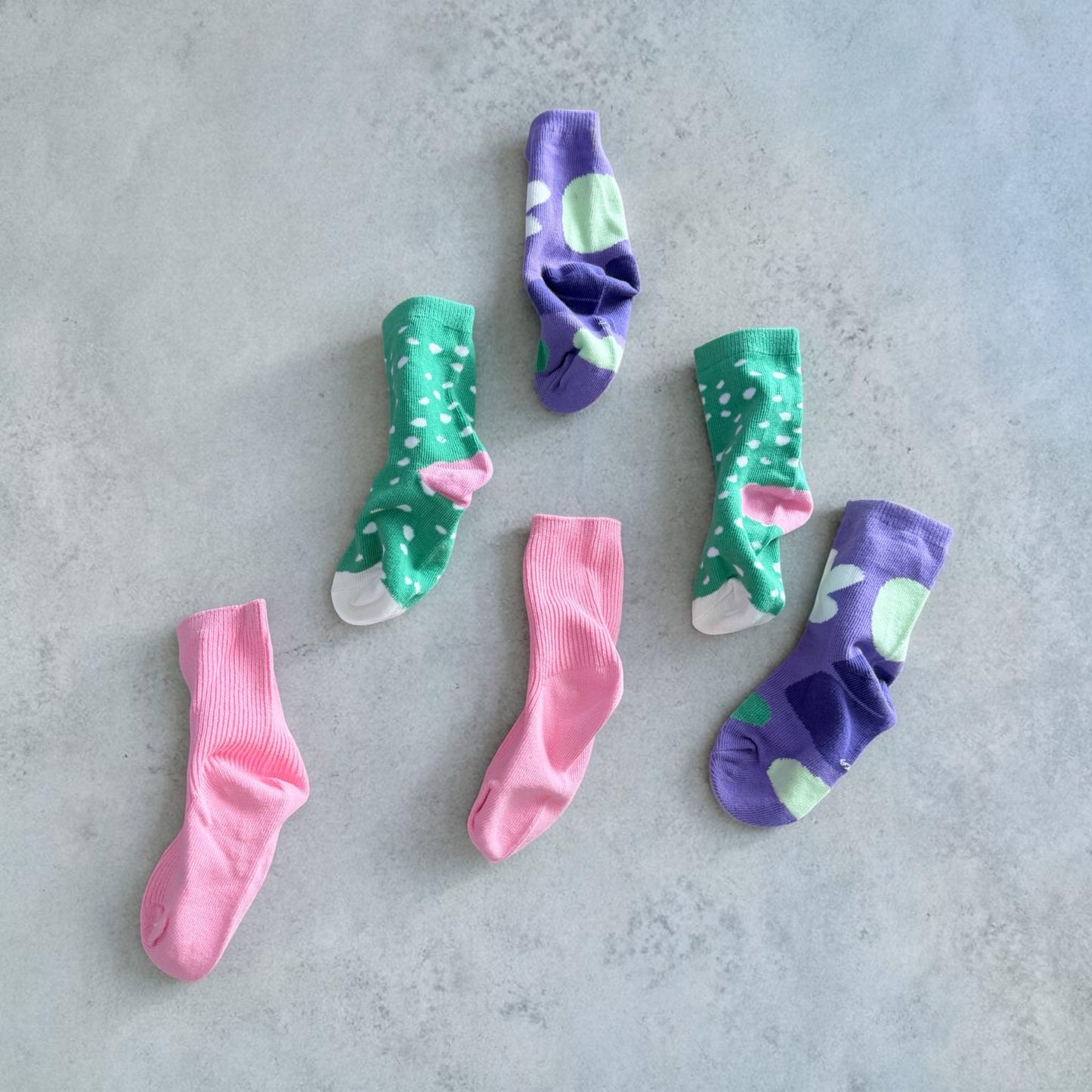 Set Calzini 3 paia in varie Fantasie -Maschio / Femmina 1-8 anni cod#060