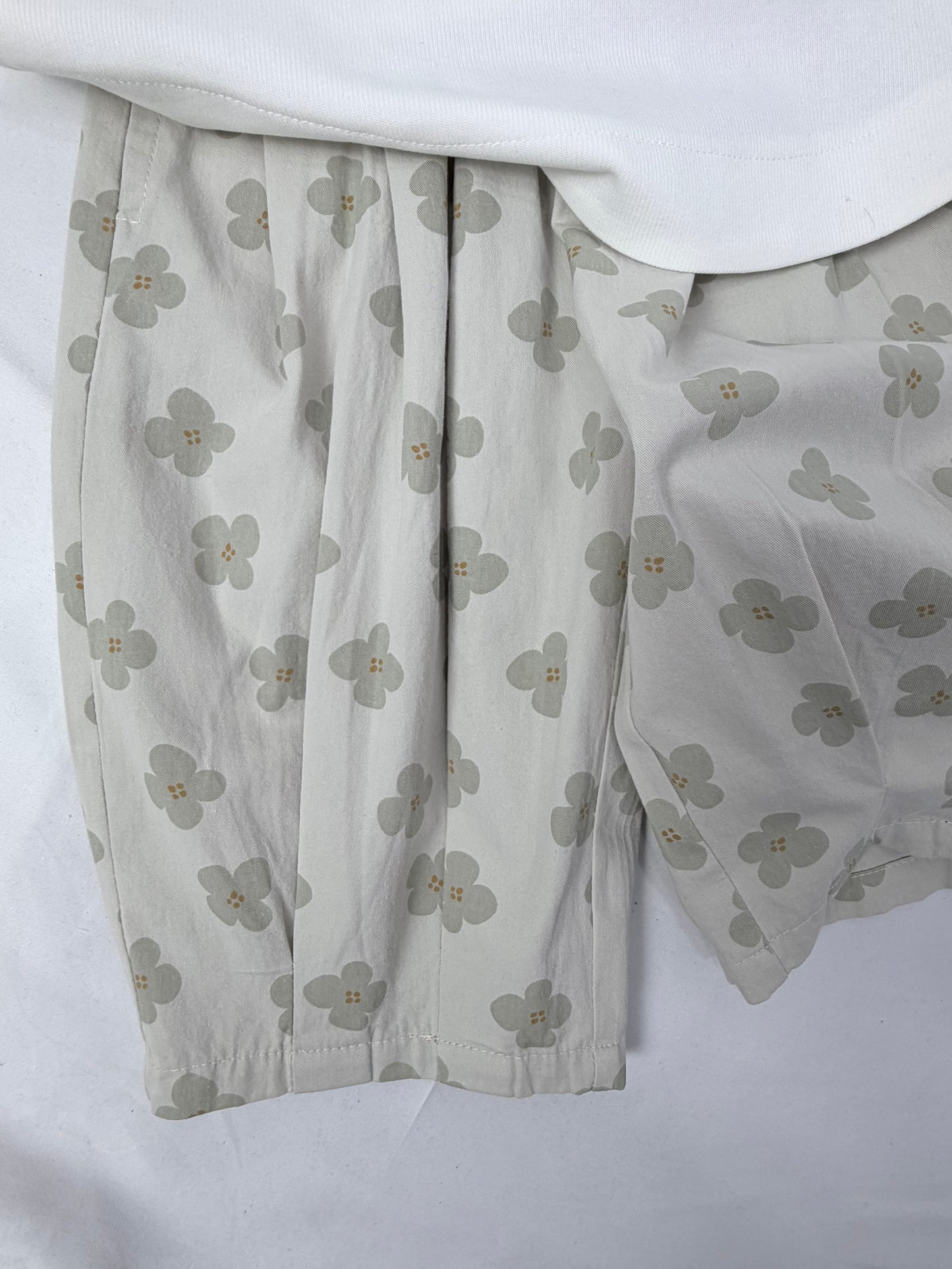 Pantalone in cotone fantasia floreale- due varianti cod#045
