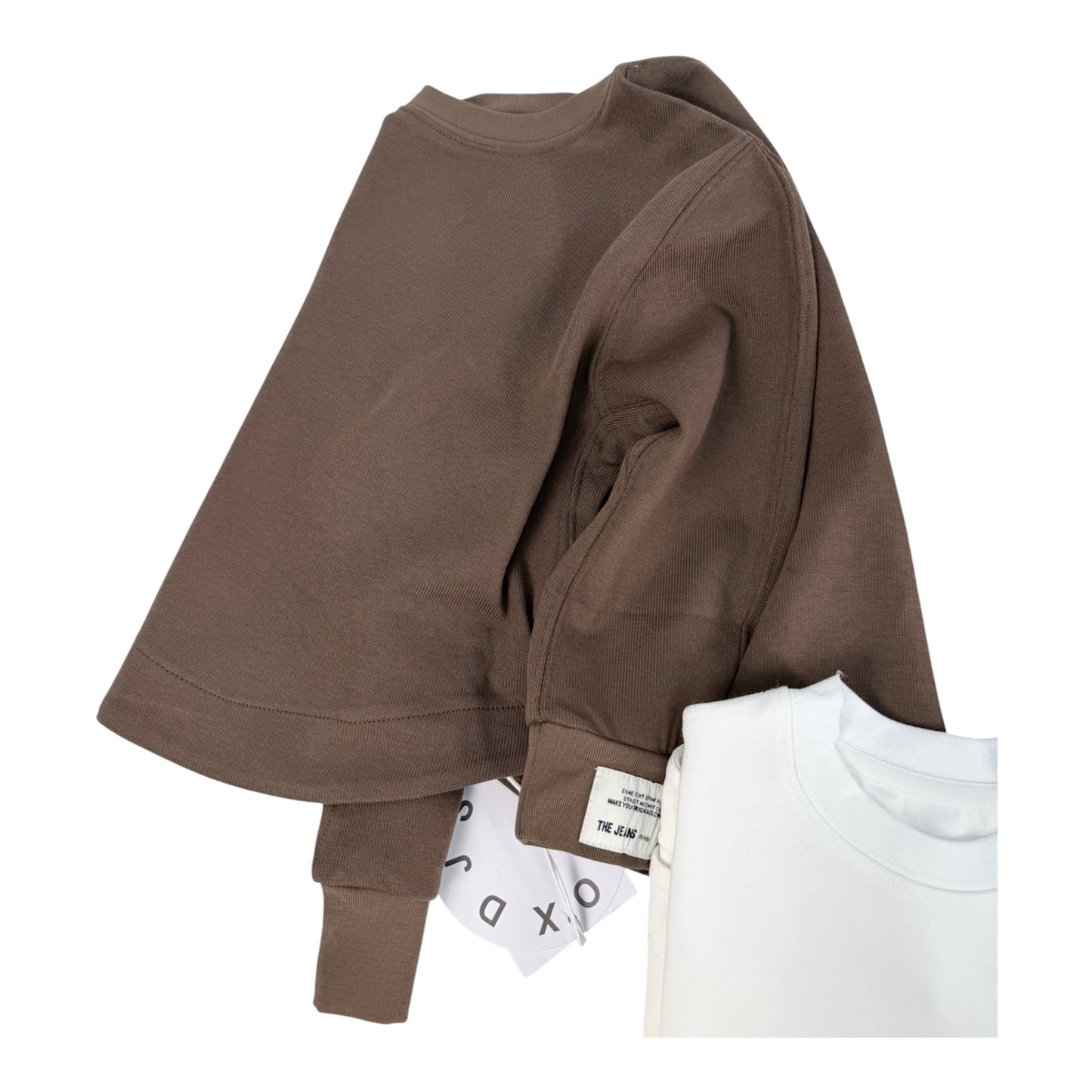 Felpa Bambino/a in Cotone Girocollo Oversize | Stile Minimal Unisex cod#001