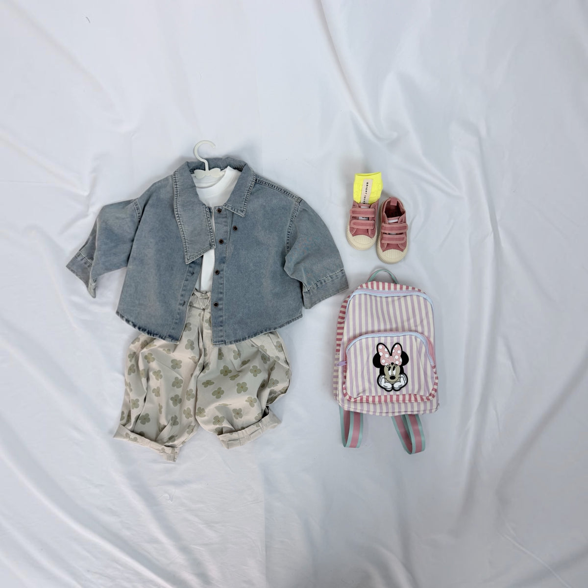 Zainetto minnie in stoffa misura asilo
