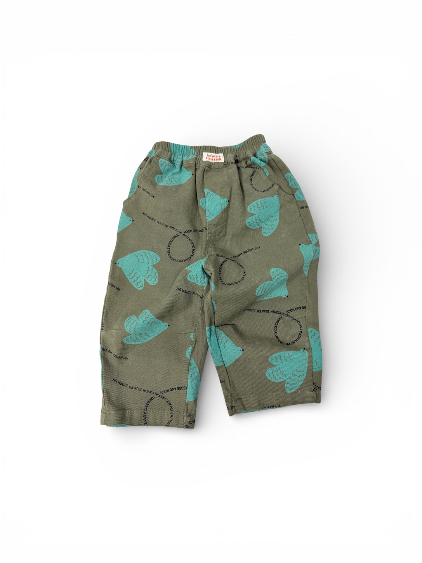 Pantaloni Bambino Cotone Denim Morbido Vita Elastica – Lunghi con Stampa cod#004