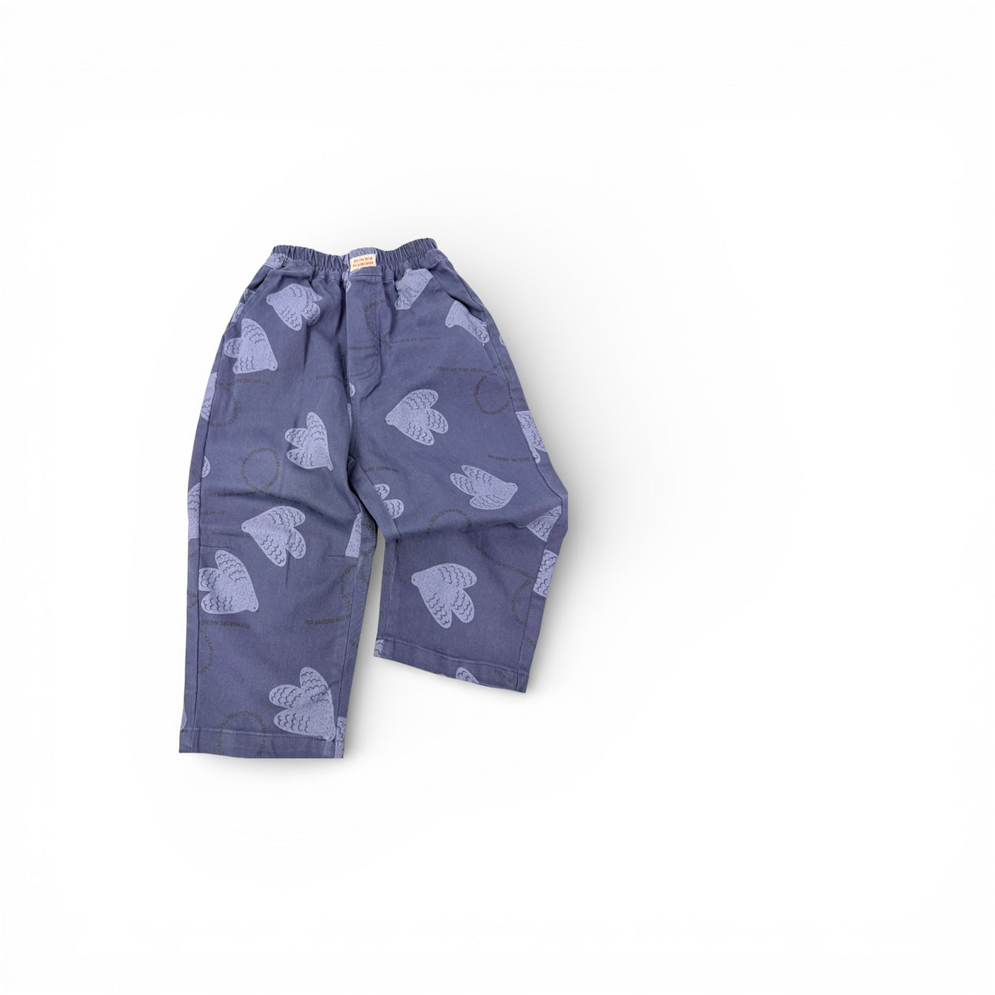 Pantaloni Bambino Cotone Denim Morbido Vita Elastica – Lunghi con Stampa cod#004