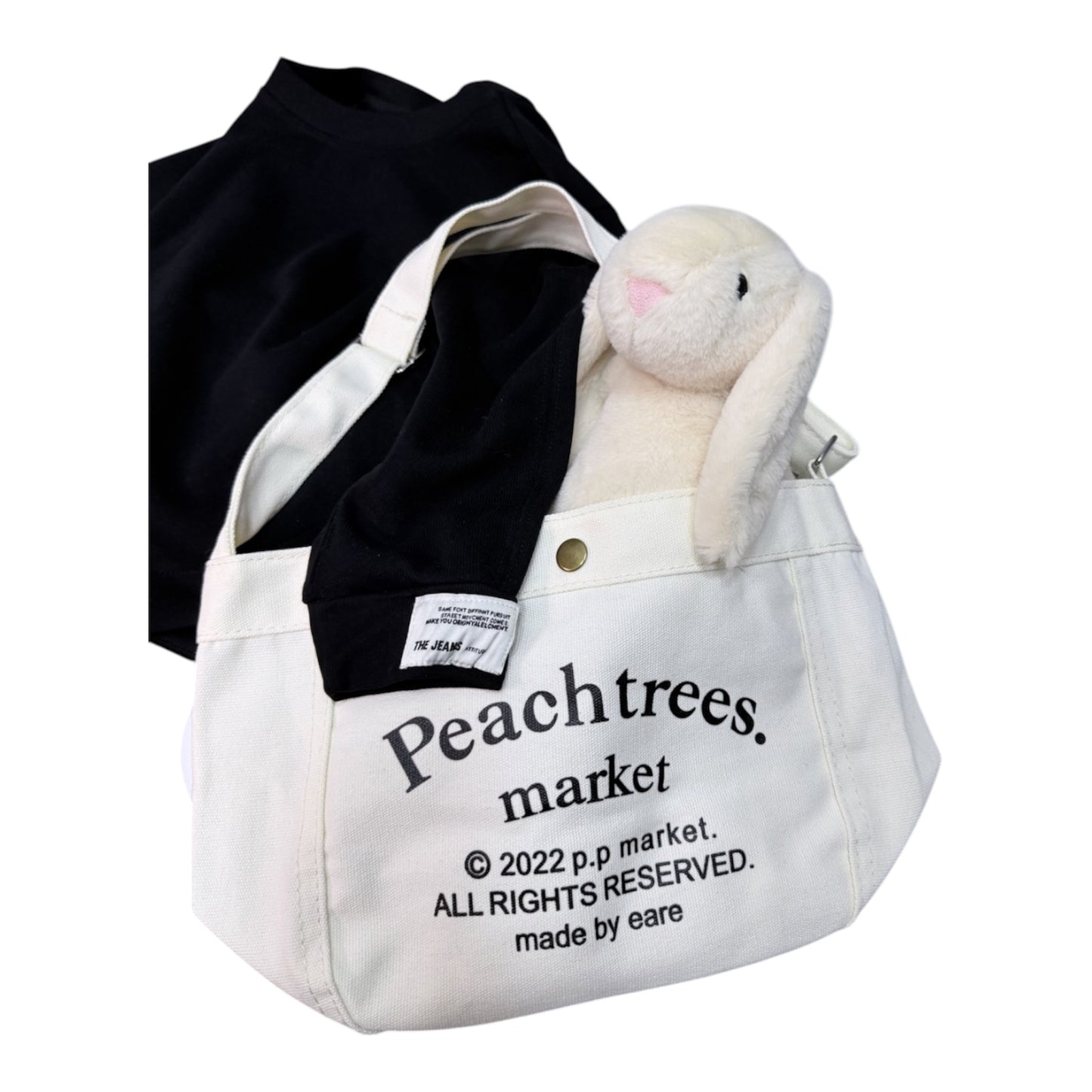 Borsa Bambino in Cotone con Tracolla Regolabile | Peachtrees Market
