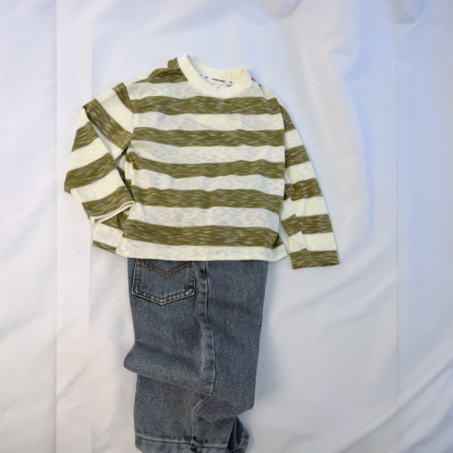 Maglia Bambino in Cotone Leggero a Righe – Effetto Filato (2–10 anni) cod#027