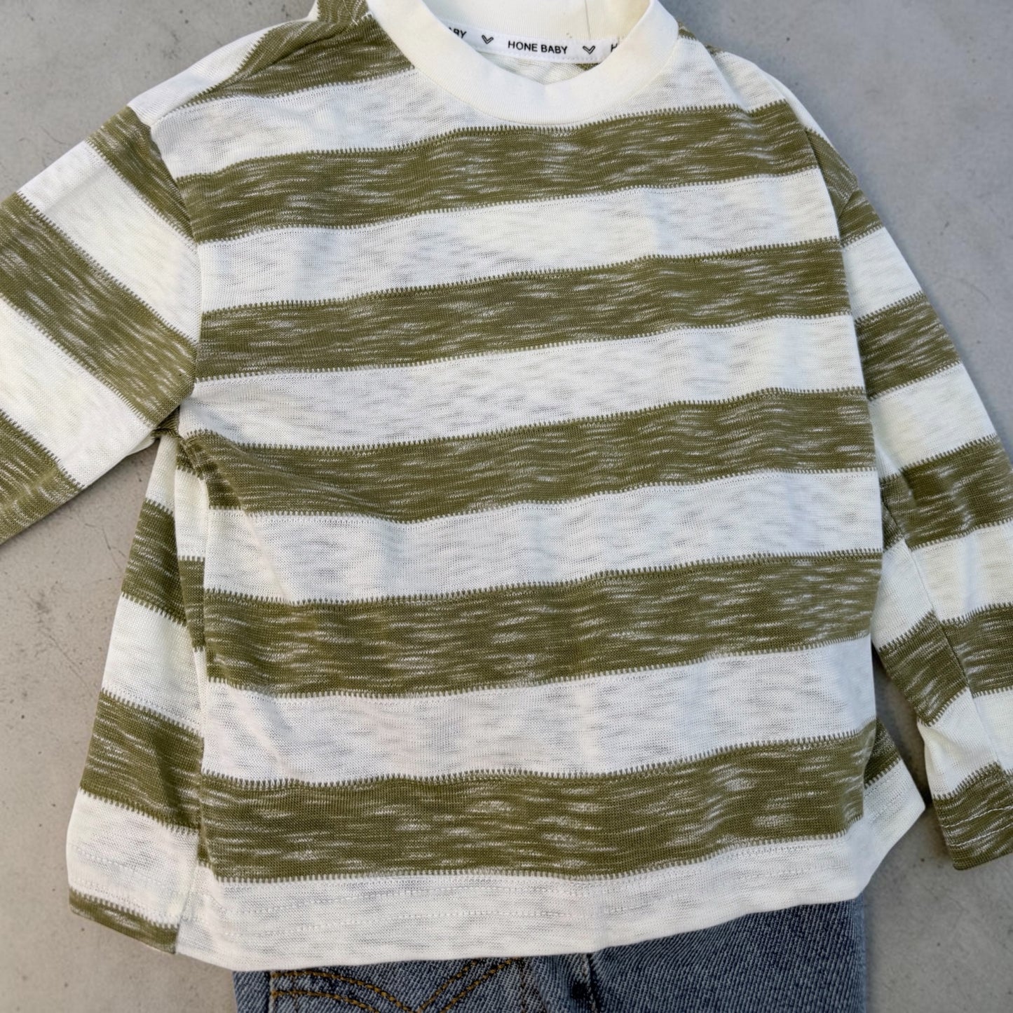 Maglia Bambino in Cotone Leggero a Righe – Effetto Filato (2–10 anni) cod#027