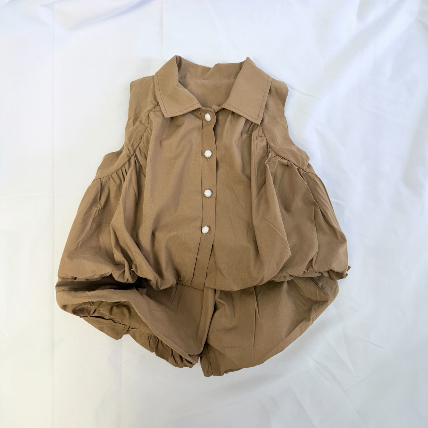 Set Girls camicia giro manica + shorts 3 varianti cod#067