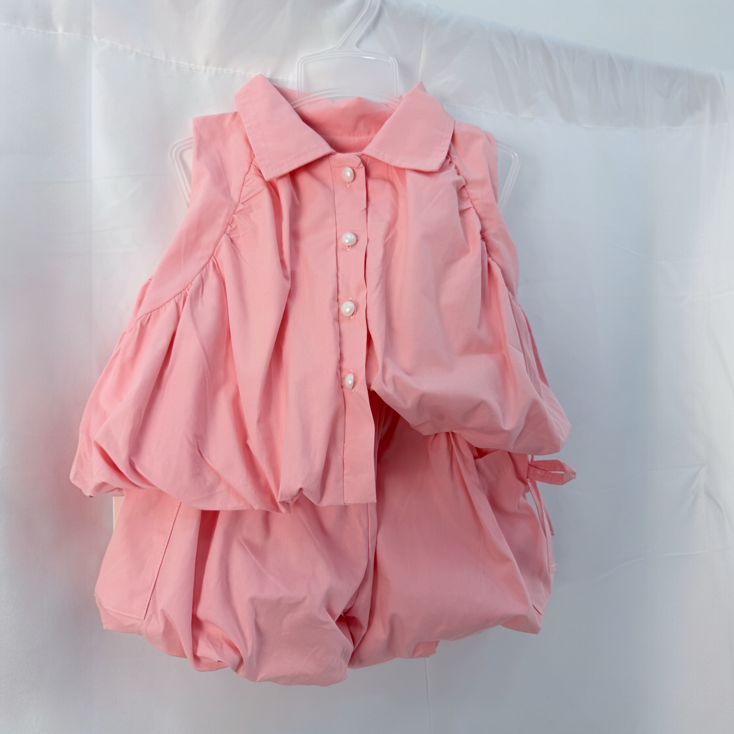 Set Girls camicia giro manica + shorts 3 varianti cod#067