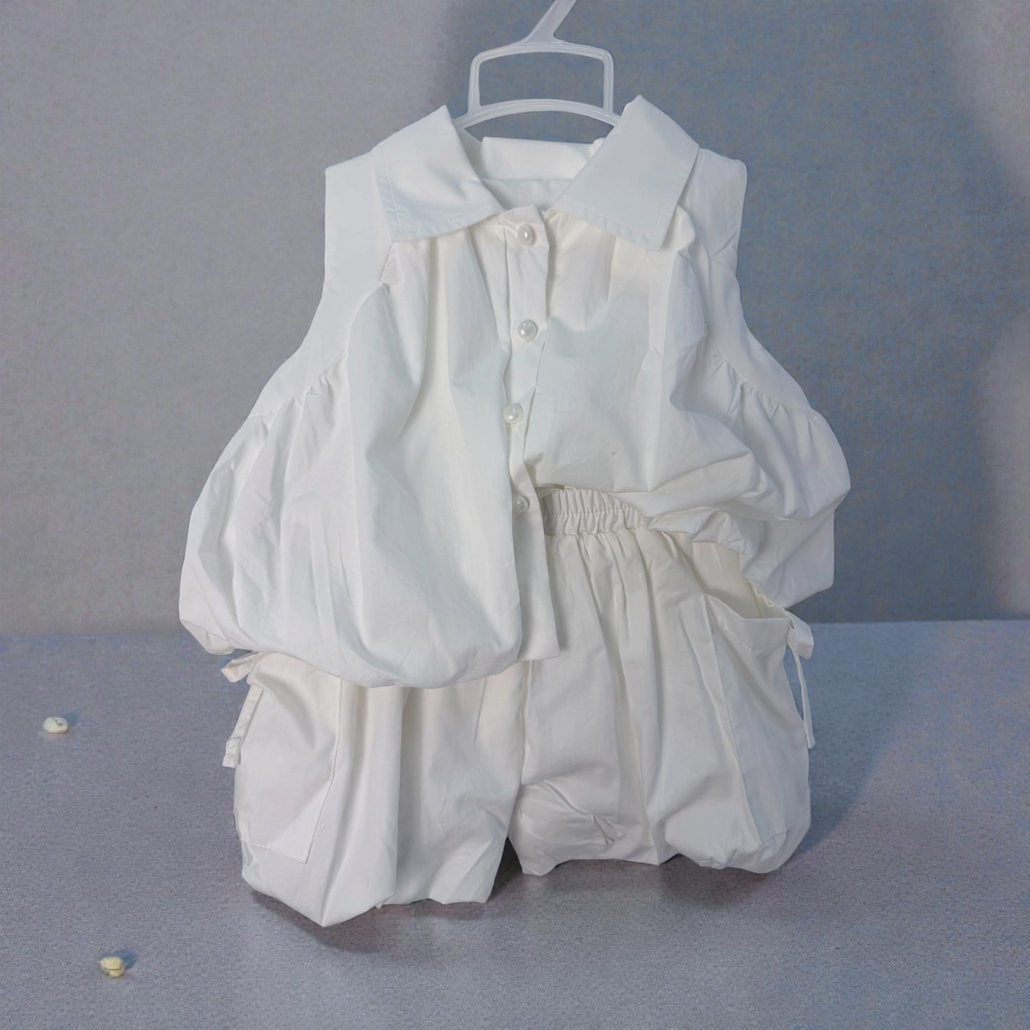 Set Girls camicia giro manica + shorts 3 varianti cod#067