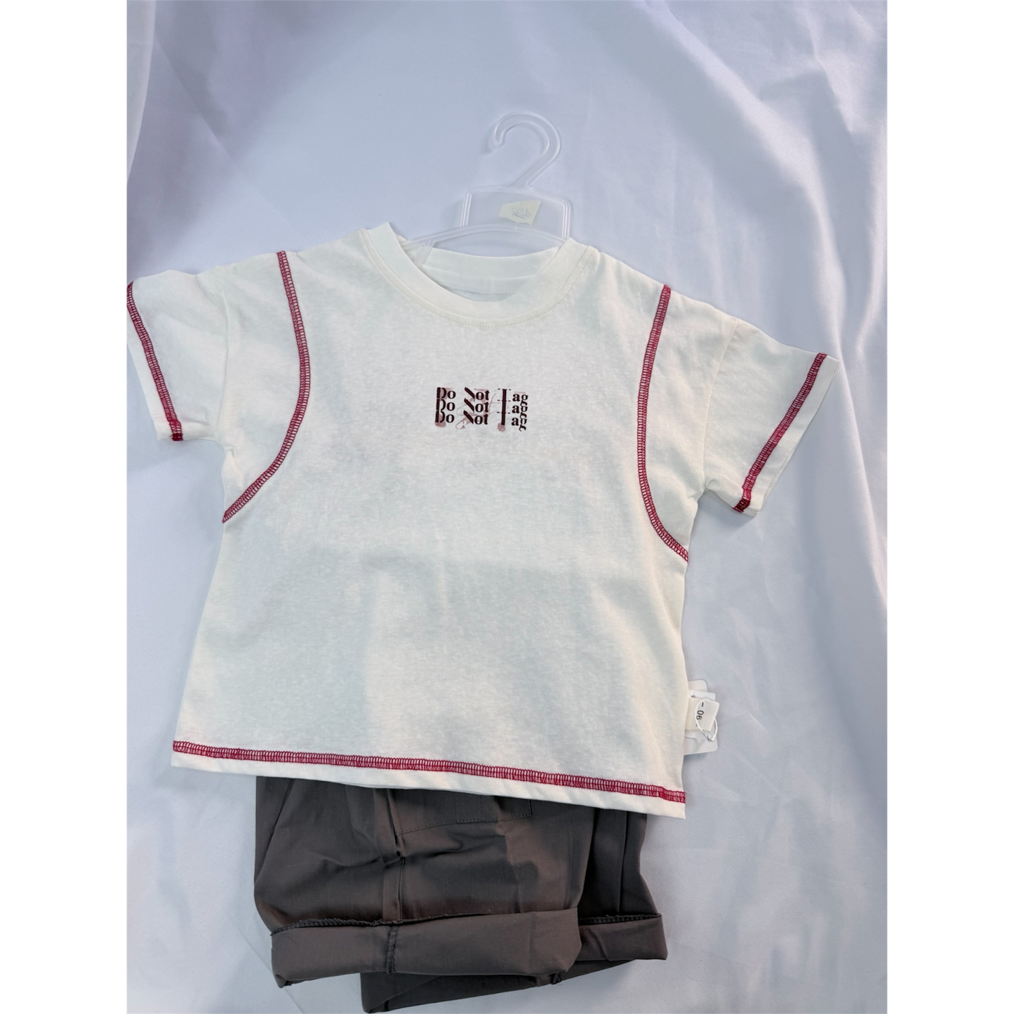T-shirt in cotone do not due varianti da 2 a 8 anni cod#068