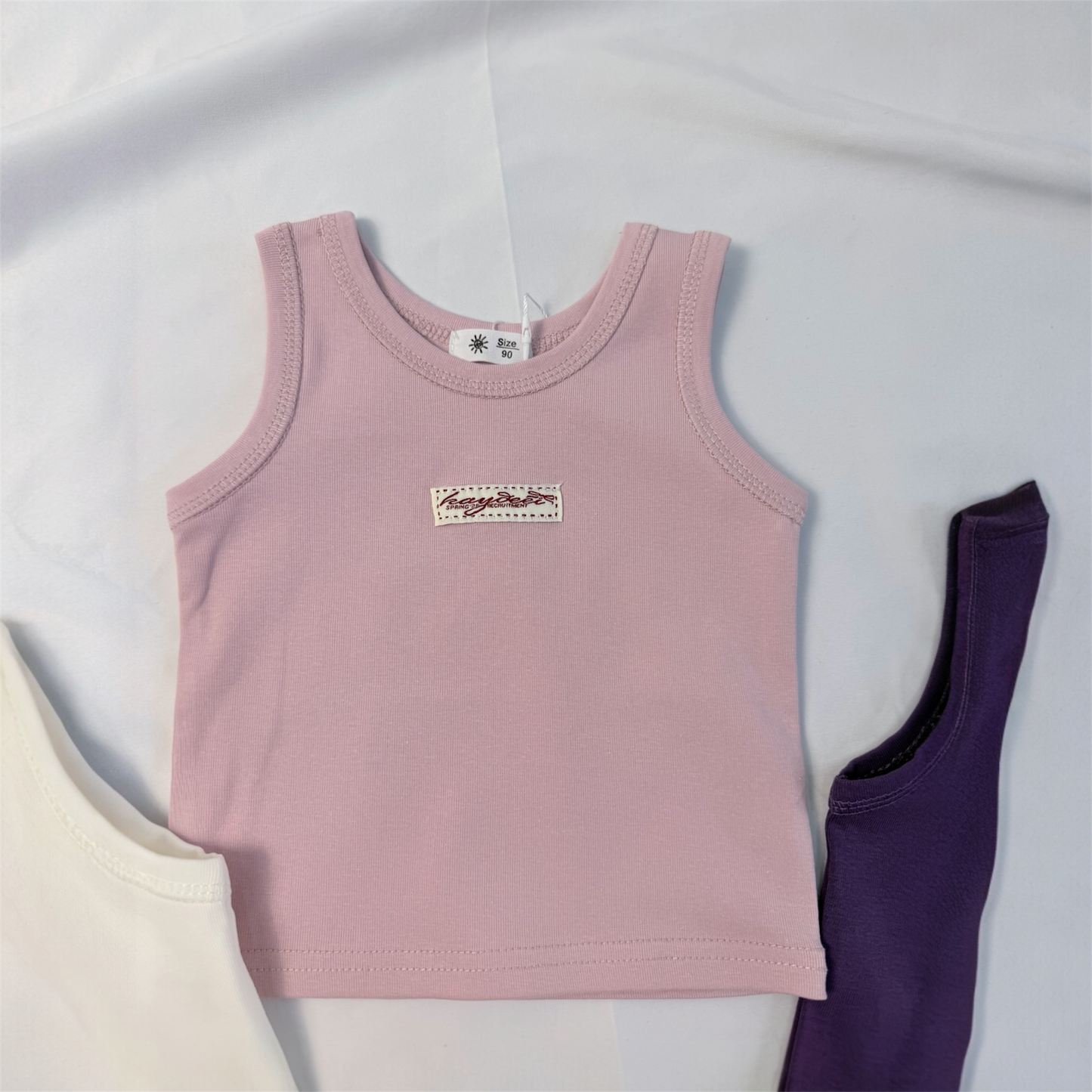 Canotte Bimba in cotone vari colori cod#073