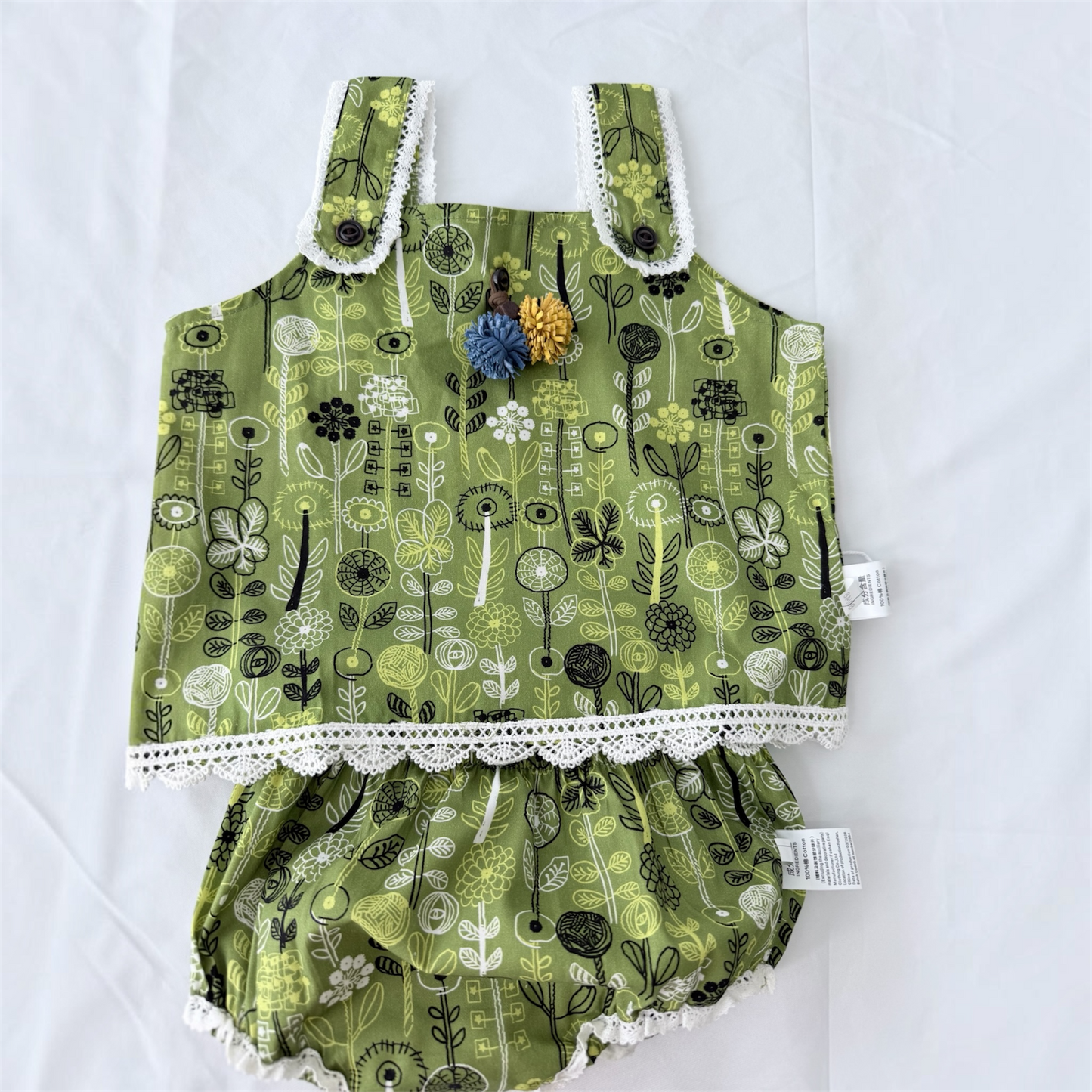 Set baby jungle in cotone da 1 a 4 anni cod#140