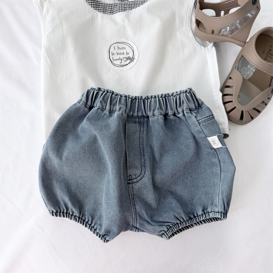 Culotte neonato/a in denim da 6-9 mesi a 3 anni cod#106