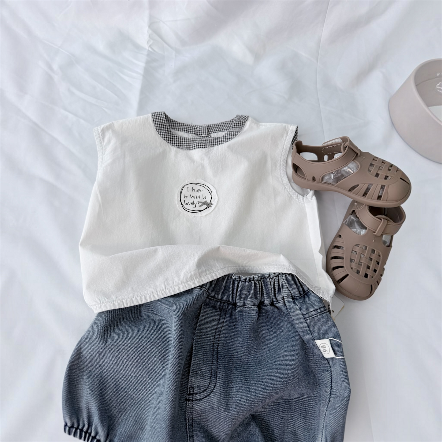 Culotte neonato/a in denim da 6-9 mesi a 3 anni cod#106