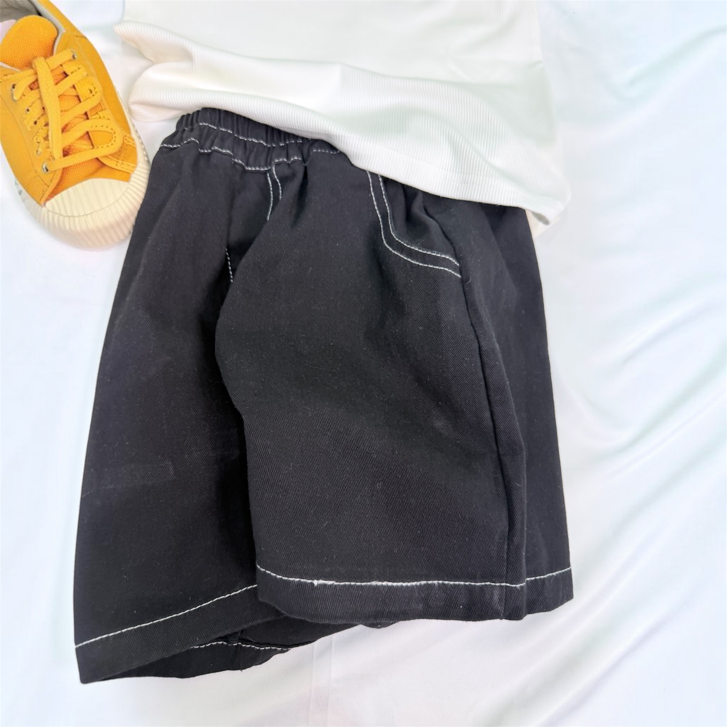 Bermuda effetto Denim due varianti da 2 a 10 anni cod#121