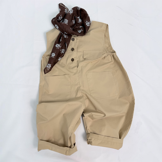 Salopetta in cotone stile coreano cod#136